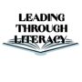 leading through literacy in text superimposed over an open book